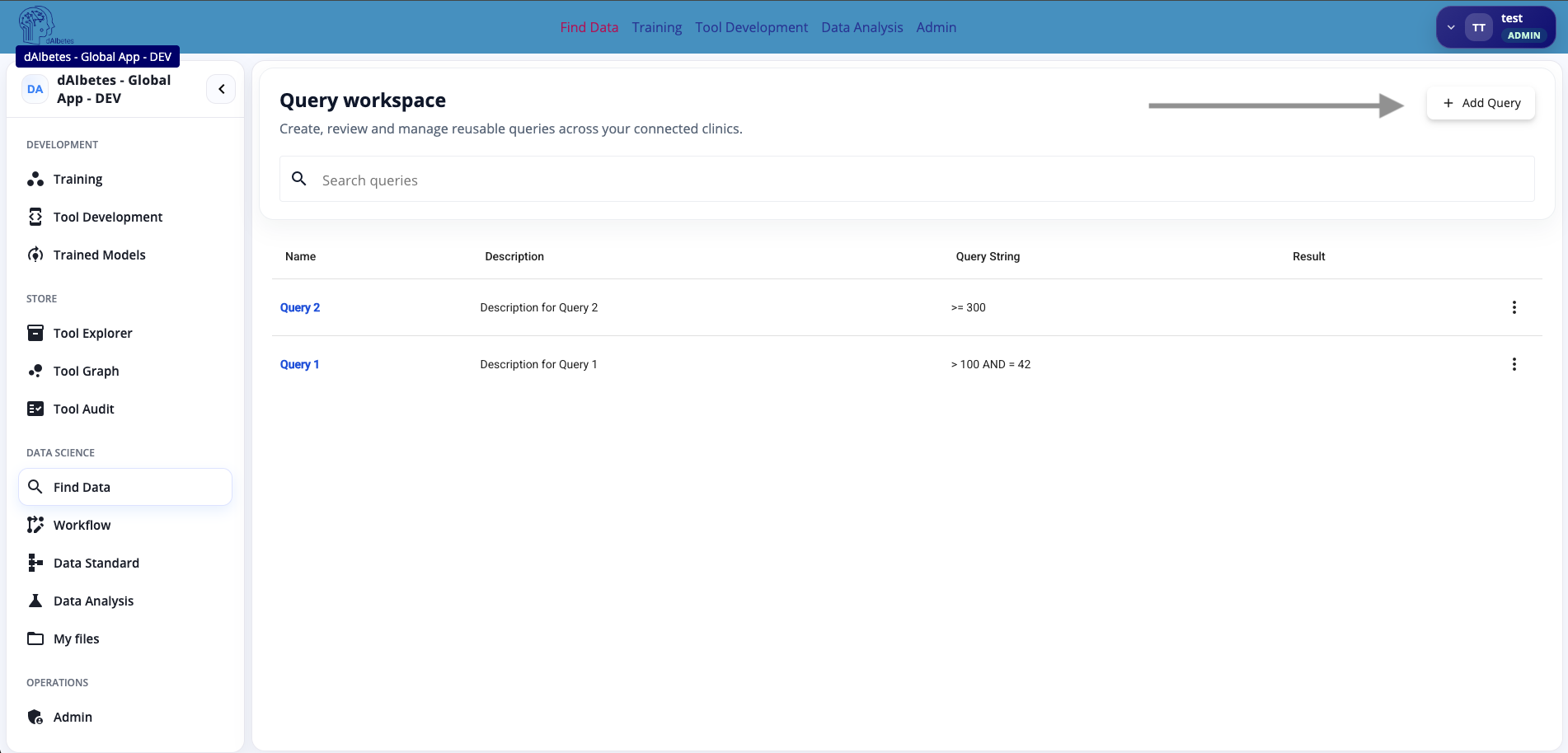 Query overview