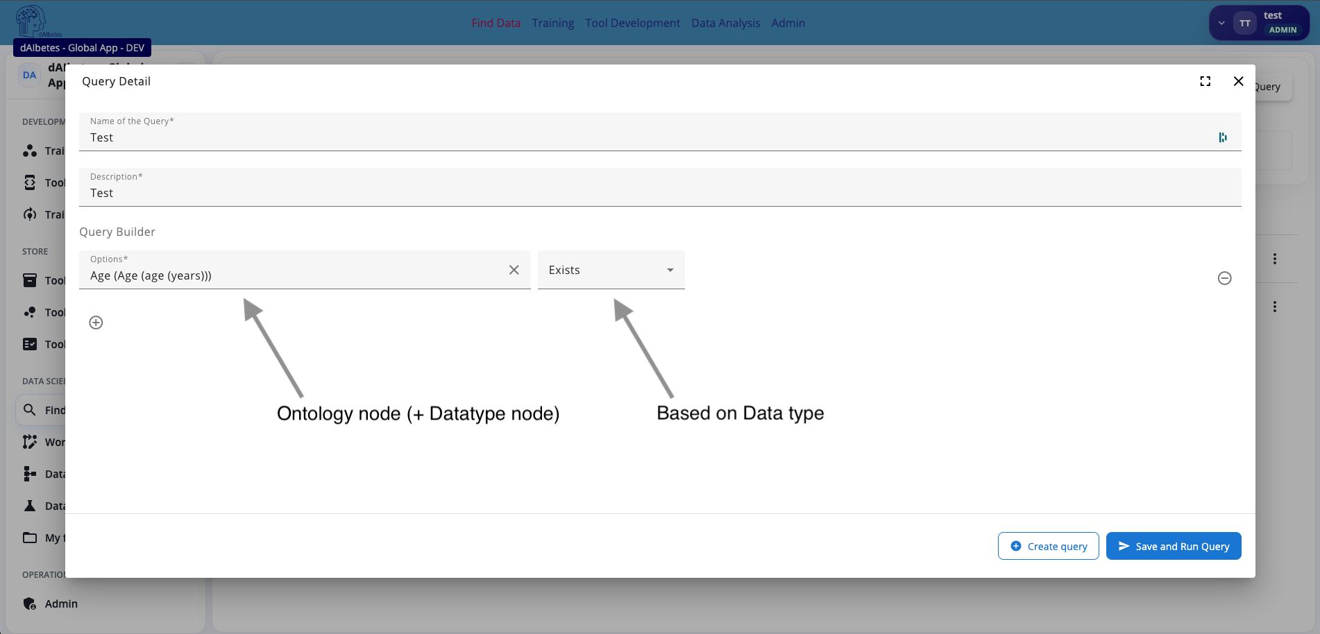 Create query