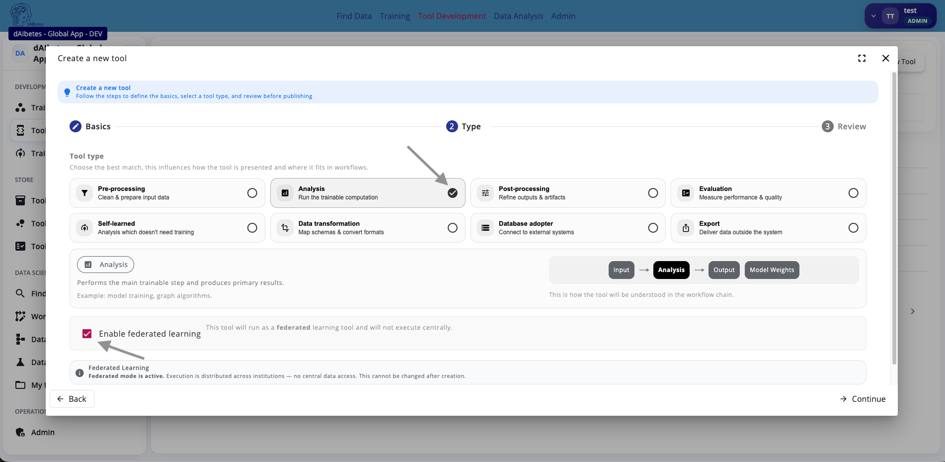 Tool Registration Form Screenshot Tool Registration Form
