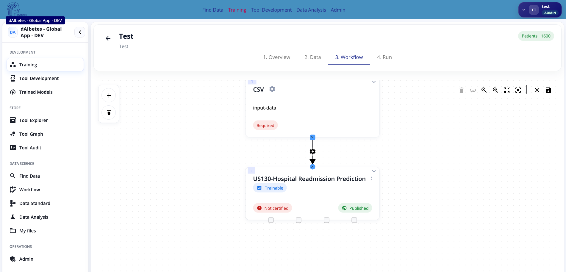 Connect workflow nodes