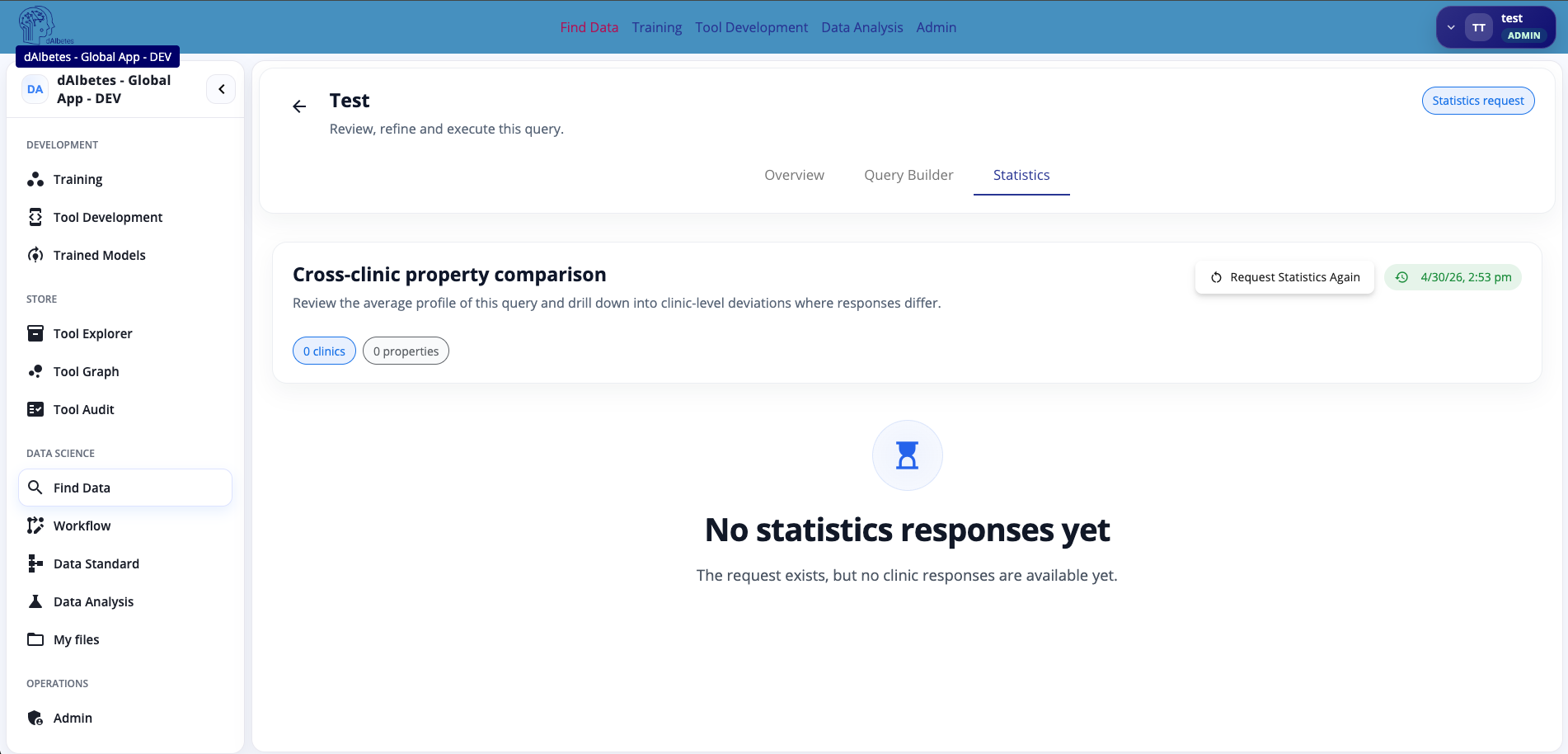 Request statistics