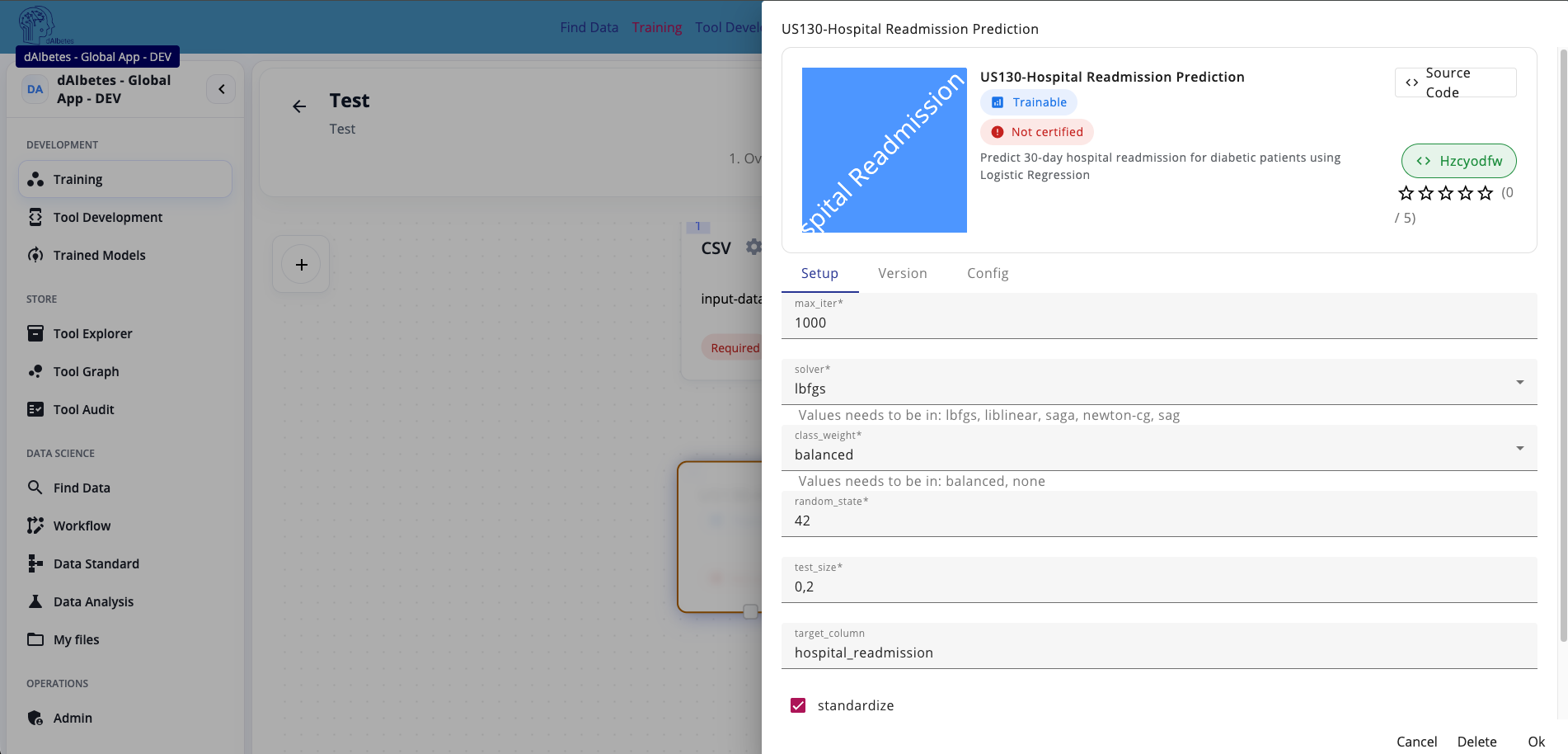 Configure hyperparameters